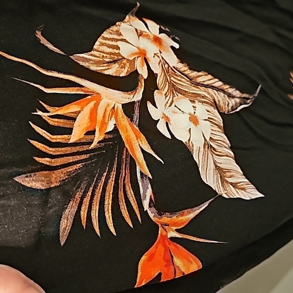 City Chick Black, Orange, and Brown Sundress - Picture 5 of 6